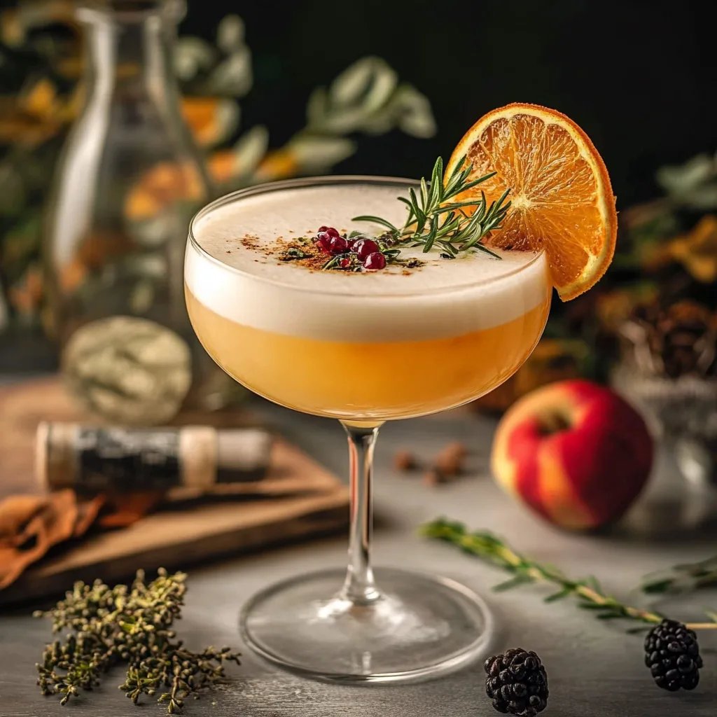 Autumn Gin Sour