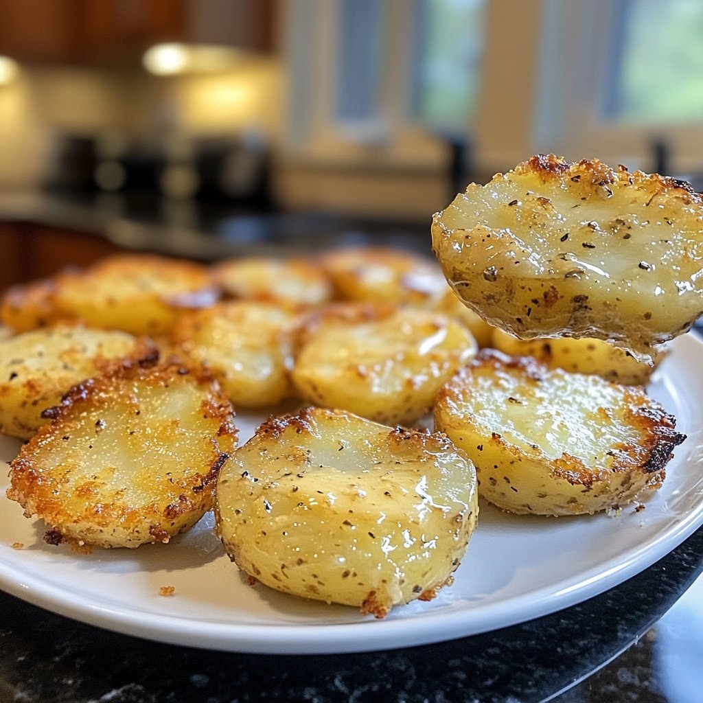 Knoblauch-Butter-Röstkartoffeln