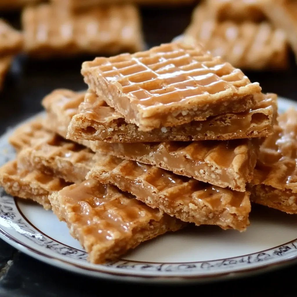 Caramel Walnut Wafers