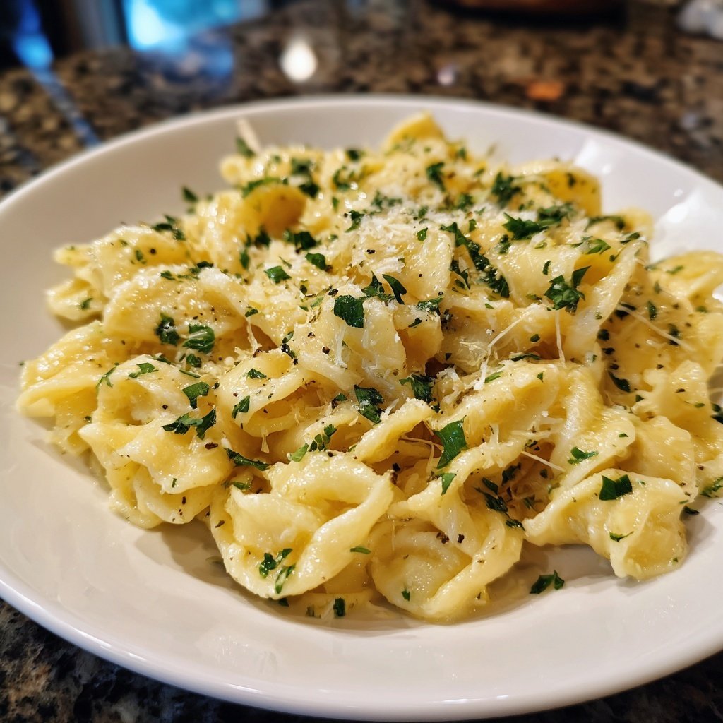 Schnell & Einfach 15-Minuten Knoblauchpasta