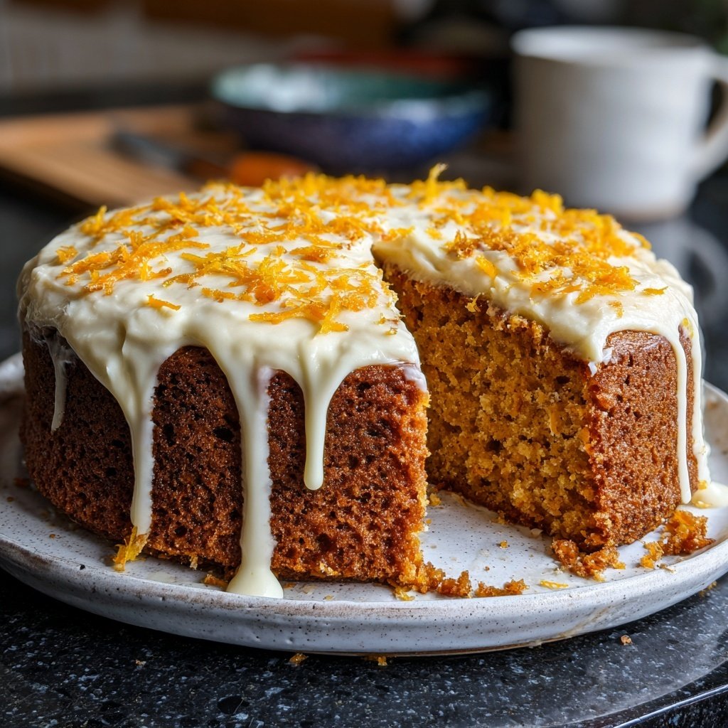 Karottenkuchen Mit Orangen