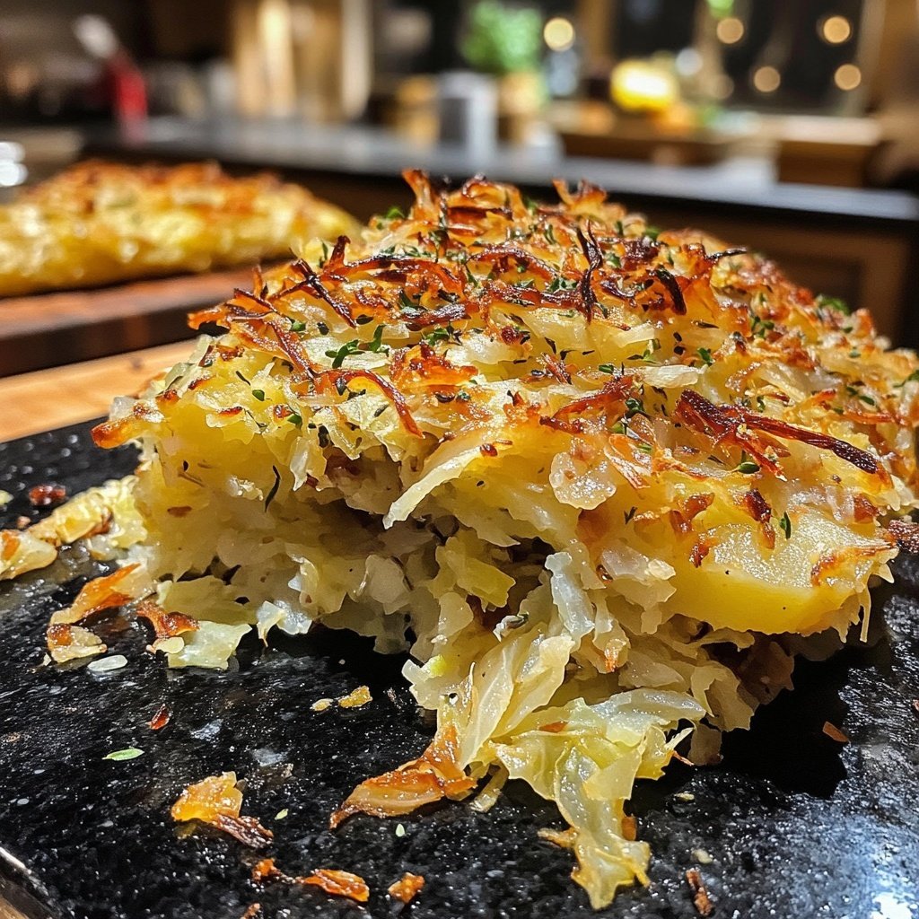 Herzhafte Spitzkohl-Kartoffel-Pfanne